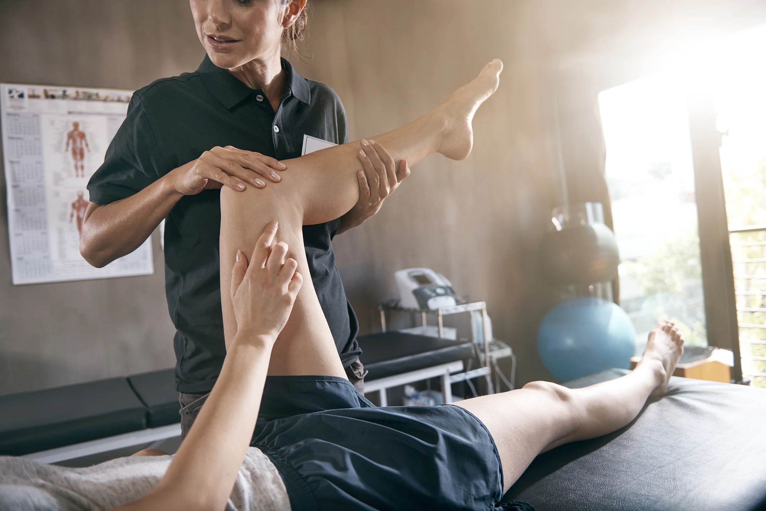 Physiotherapeutische Behandlung beim Rehasport